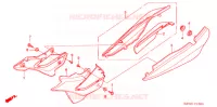 COUVERCLES LATERAUX pour Honda XR 125 L  ARRANQUE ELÉCTRICO de 2010