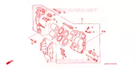 ETRIER DE FREIN AVANT pour Honda XR 125 L  ARRANQUE ELÉCTRICO de 2010