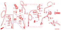 LEVIER DE GUIDON   CABLE   COMMODO pour Honda XR 125 L  ARRANQUE ELÉCTRICO de 2010