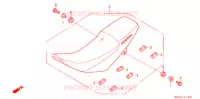 SELLE pour Honda XR 125 L  ARRANQUE ELÉCTRICO de 2010