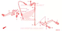 PEDALE pour Honda CB 1000 R de 2014
