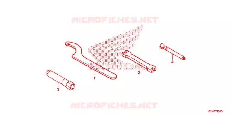 OUTIL Honda MOTO 250 CRF 2014  CRF250RE
