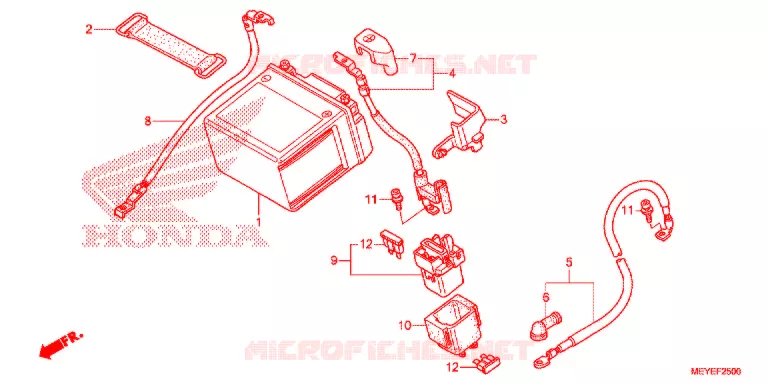 BATTERIE Honda MOTO 450 CRF 2015  CRF450XE