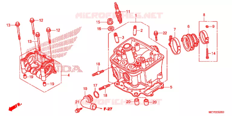 CULASSE Honda MOTO 450 CRF 2017  CRF450XE