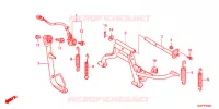 BEQUILLE pour Honda VISION 50 R REPSOL de 2013
