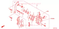 ETRIER DE FREIN AVANT pour Honda VISION 50 R REPSOL de 2013