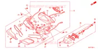 FEUX ARRIERE (NSC502WH/T2) pour Honda VISION 50 R REPSOL de 2013
