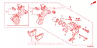 ETRIER DE FREIN ARRIERE pour Honda CBR 1000 RR ABS WHITE de 2014