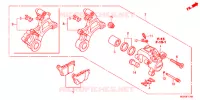 ETRIER DE FREIN ARRIERE pour Honda CBR 1000 RR ABS BLACK de 2014