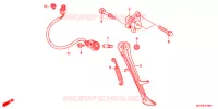 BEQUILLE pour Honda CBR 1000 RR SP ABS TRICOLORE de 2014