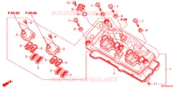 COUVRE CULASSE pour Honda CBR 1000 RR SP ABS TRICOLORE de 2014
