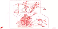 CORPS DE PAPILLON pour Honda CBR 300 ABS de 2015