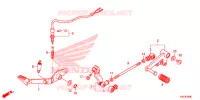 PEDALE pour Honda CBR 300 R de 2015