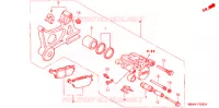 ETRIER DE FREIN ARRIERE pour Honda CBR 600 F4 de 2005