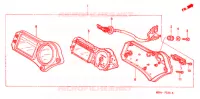 COMPTEUR ('01 '06) pour Honda CBR 600 F4 de 2005