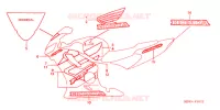 AUTOCOLLANTS ('04 '06) pour Honda CBR 600 F4i de 2006