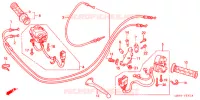 LEVIER DE GUIDON   CABLE   COMMODO ('01 '06) pour Honda CBR 600 F4i de 2006