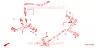 SELECTEUR   PEDALE DE FREIN pour Honda CBR 600 F4i de 2006