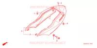 CARENAGES ARRIERE ('04 '06) pour Honda CBR 600 F4i de 2006