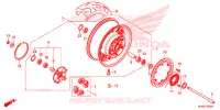 ROUE ARRIERE pour Honda CTX 1300 ABS de 2014