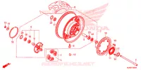 ROUE ARRIERE pour Honda CTX 1300 ABS de 2016