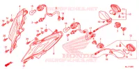 CLIGNOTANT pour Honda NC 750 INTEGRA de 2015