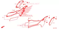 COUVERCLES LATERAUX pour Honda NC 750 INTEGRA de 2015