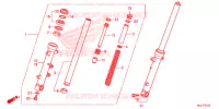FOURCHE pour Honda NC 750 INTEGRA de 2015