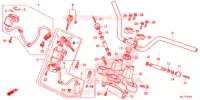 GUIDON   TE DE FOURCHE pour Honda NC 750 INTEGRA de 2015