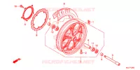 ROUE AVANT pour Honda NC 750 INTEGRA de 2015