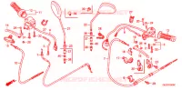 LEVIER DE GUIDON   CABLE   COMMODO pour Honda RUCKUS 50 de 2003