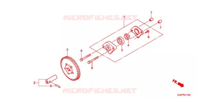POMPE A HUILE Honda SCOOTER 50 VISION 2014  NSC50T2E