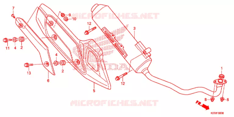 SILENCIEUX D'ECHAPPEMENT Honda SCOOTER 125 SH 2014  SH125ADE_TB