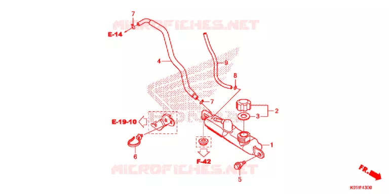 VASE D'EXPANSION Honda SCOOTER 125 SH 2014  SH125ADE