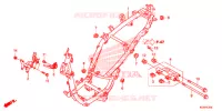 CADRE pour Honda SH 125 ABS de 2015