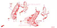 CLIGNOTANT AVANT pour Honda SH 125 ABS de 2015