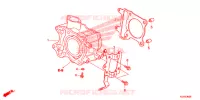 CYLINDRE pour Honda SH 125 ABS de 2015