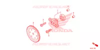 POMPE A HUILE pour Honda SH 125 ABS de 2015