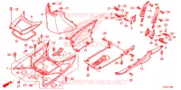 MARCHE PIEDS pour Honda SH 125 ABS SPORTY SPECIAL 2E de 2014