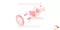 POMPE A HUILE pour Honda SH 125 ABS SPORTY SPECIAL 2E de 2014
