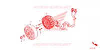 ROTOR   STATOR pour Honda SH 125 ABS SPORTY SPECIAL 4E de 2014