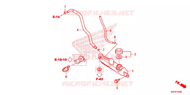 VASE D'EXPANSION Honda SCOOTER 125 SH 2014  SH125ASE