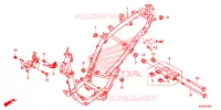 CADRE pour Honda SH 125 ABS SPORTY de 2014