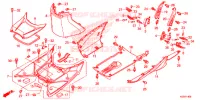 MARCHE PIEDS pour Honda SH 125 ABS SPORTY de 2014