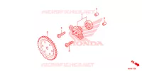 POMPE A HUILE pour Honda SH 125 ABS SPORTY de 2014
