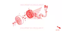 ROTOR   STATOR pour Honda SH 125 SPORTY SPECIAL 4E de 2014