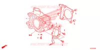 CYLINDRE pour Honda SH 150 ABS D SPECIAL 4E de 2014