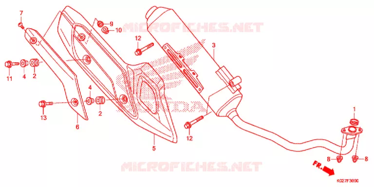 SILENCIEUX D'ECHAPPEMENT Honda SCOOTER 150 SH 2014  SH150ADSE