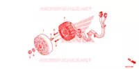 ROTOR   STATOR pour Honda SH 150 D de 2014