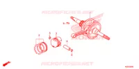 VILEBREQUIN   PISTON pour Honda SH 150 D de 2014